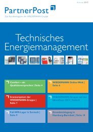 energiemanagement Technisches - WIEDEMANN-Gruppe