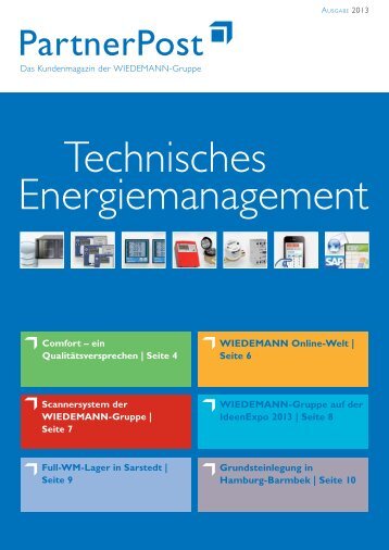 energiemanagement Technisches - WIEDEMANN-Gruppe