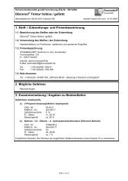 Dibromol Tinktur farblos / gefärbt 1. Stoff- / Zubereitungs- und ...