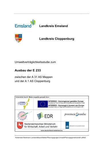 Landkreis Emsland Landkreis Cloppenburg Ausbau ... - Verein VCE