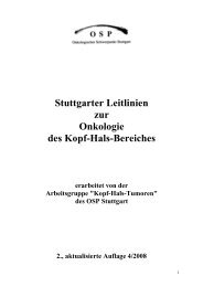 04/2008 - Onkologischer Schwerpunkt Stuttgart e.V.