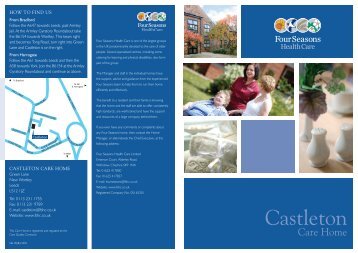 Castleton Brochure - Four Seasons Health Care