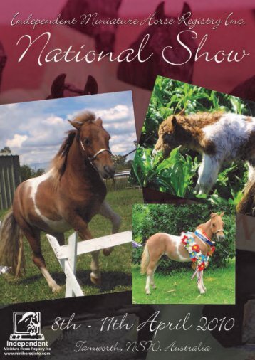 2010 Show Catalogue - Independent Miniature Horse Registry Inc.