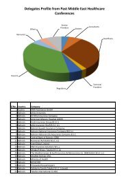 Delegates Profile - Middle East Insurance Review