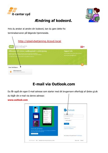 EDB og IT vejledning til elever på Gråsten ... - IT-Center Syd