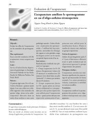 L'acupuncture améliore le spermogramme en cas d'oligo-asthéno ...