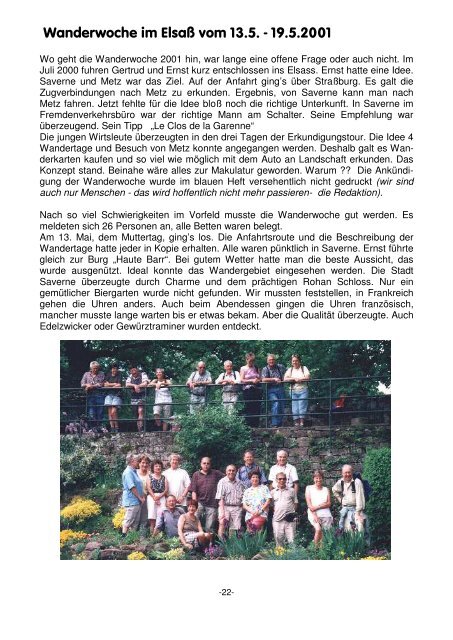 Schi-Verein Vaihingen 2001 / 2002 - Schi-Verein Stuttgart-Vaihingen