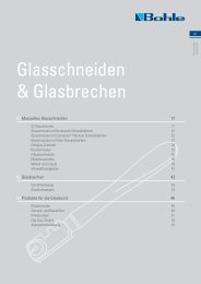 Glasschneiden & Glasbrechen