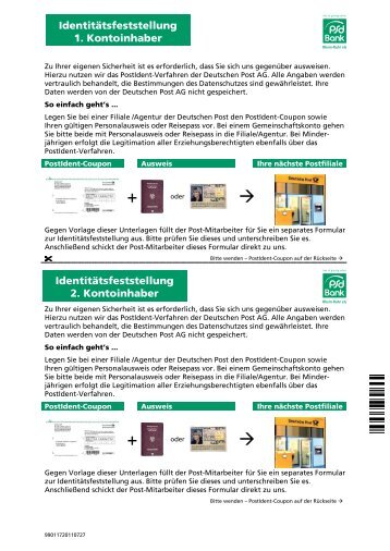 PostIdent zur Identitätsfeststellung für Neukunden - PSD Bank Rhein ...
