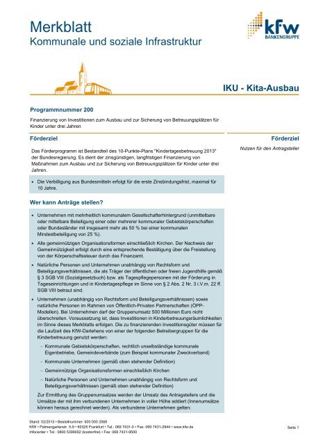 KfW Merkblatt 200 Feb 2013 (pdf, 63 KB) - Der Wetteraukreis
