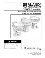 SeaLand Traveler Toilets Owner's Manual