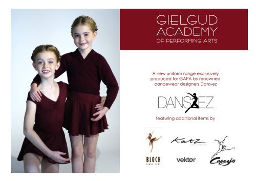 GAPA Uniform Brochure - The Gielgud Academy