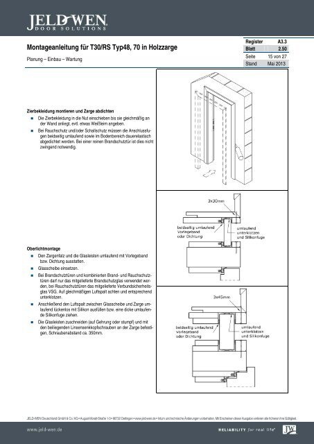 A3.3 - 2.50 - JELD-WEN Türen