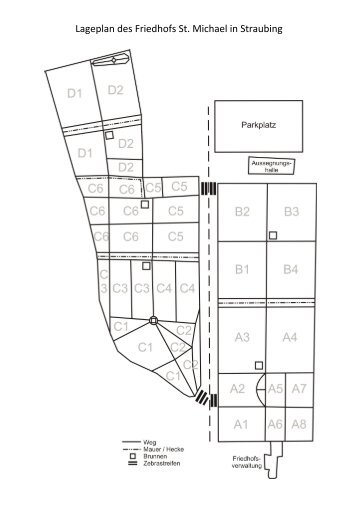 Lageplan des Friedhofs St. Michael in Straubing - der Pfarrei St ...