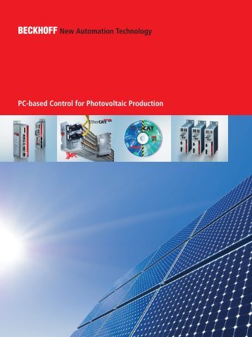 PC-based Control for Photovoltaic Production - download - Beckhoff