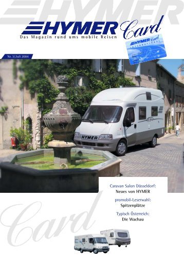 Das Magazin rund ums mobile Reisen Caravan ... - HYMER.com