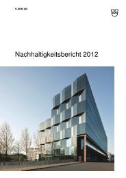 Nachhaltigkeitsbericht 2012 - V-ZUG Ltd