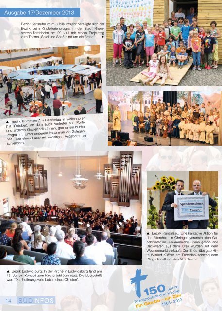 Ausgabe 17 (Dezember 2013) - Neuapostolische Kirche