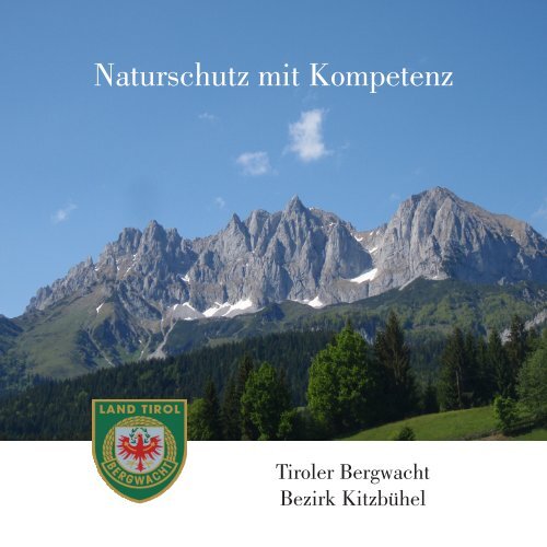 Naturschutz mit Kompetenz - Bergwacht Bezirk Kitzbühel