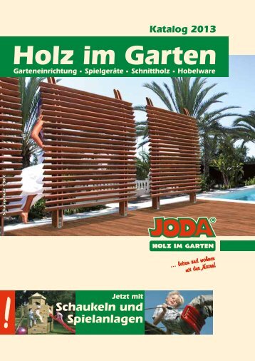 Garteneinrichtung, Gala-Bau, Konstruktionsholz Seite 124 ... - Joda