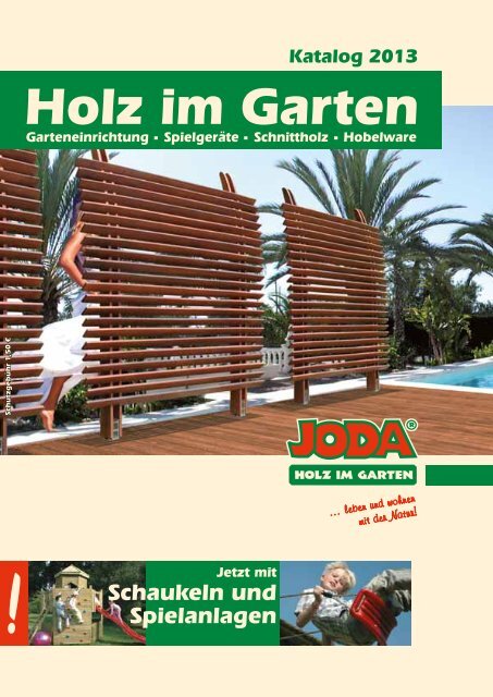 Garteneinrichtung, Gala-Bau, Konstruktionsholz Seite 124  - Joda