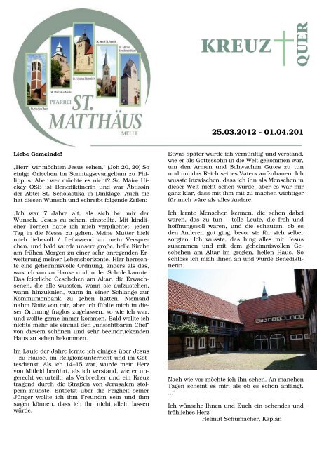 25. März Internet - St. Matthäus Melle