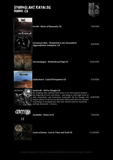 Download - Sturmglanz Black Metal Manufaktur