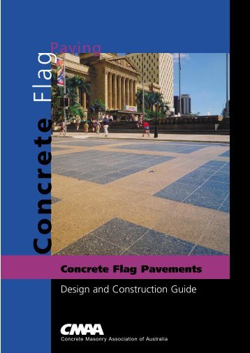 CMAA Guide - Concrete Flag Paving (MA44) - Brikmakers