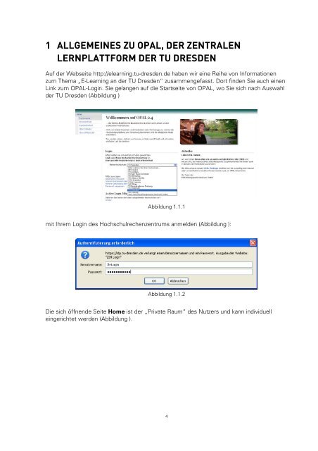 OPAL-Handbuch - E-Learning an der TU Dresden - Technische ...