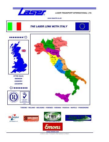 LASER LINK WITH ITALY - Laser Transport