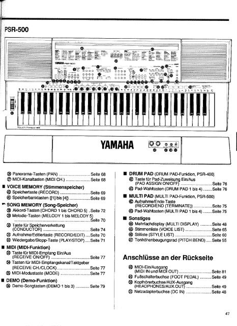 Owner's Manual - Yamaha