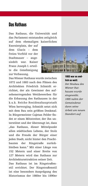 Das Wiener Rathaus 1.0 M - Club wien.at