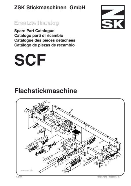 Flachstickmaschine - ZSK Stickmaschinen GmbH