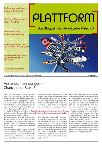 Interview - Das Magazin für interkulturelle Wirtschaft