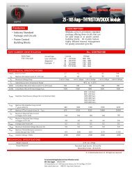 Thyristor Modules - AMS Technologies