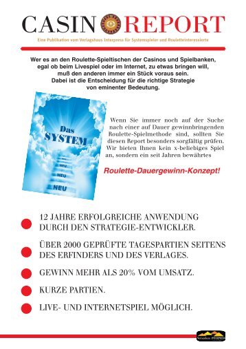 Roulette Magazin Roulette Magazin