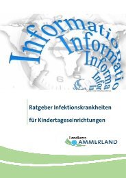 Ratgeber Infektionskrankheiten für Kitas - Landkreis Ammerland
