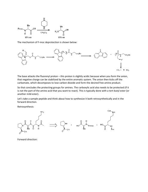 2. Protecting groups - URI Department of Chemistry