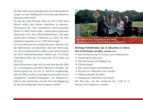 Jubiläumsbroschüre: 60 Jahre SPD Albachten