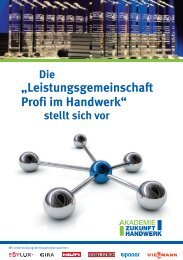 In Unserer Broschure Akademie Zukunft Handwerk