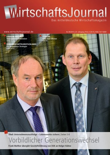 Ausgabe 05/2013 - Wirtschaftsjournal