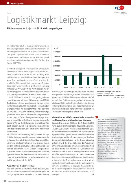 Ausgabe 05/2013 - Wirtschaftsjournal