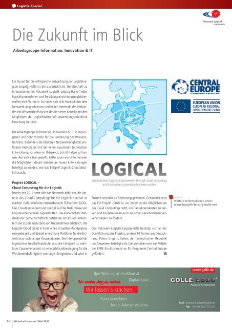 Ausgabe 05/2013 - Wirtschaftsjournal