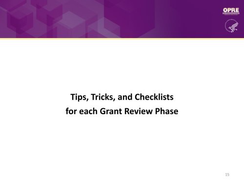 CCRS Grant Review Orientation Slides - Grantreviewinfo.net