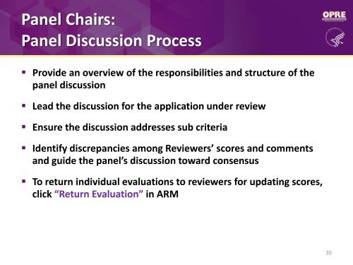 CCRS Grant Review Orientation Slides - Grantreviewinfo.net