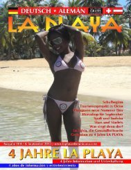 Tourismusprojekt in Ocoa - LA PLAYA magazin