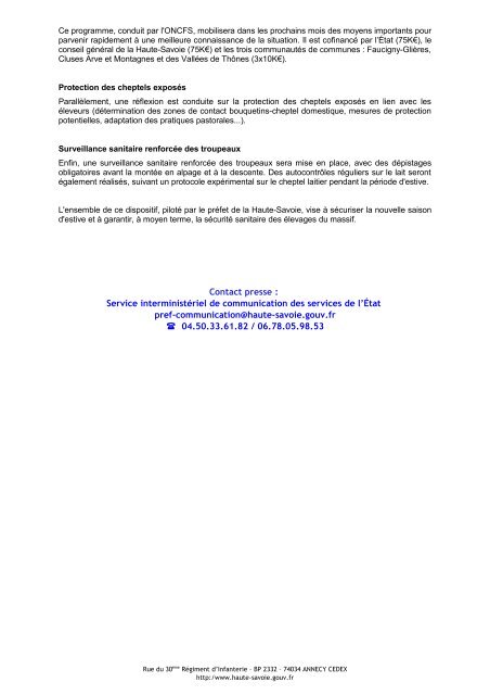 Communiqué plan contre la bruccellose - 0,13 Mb - 12/03/2013
