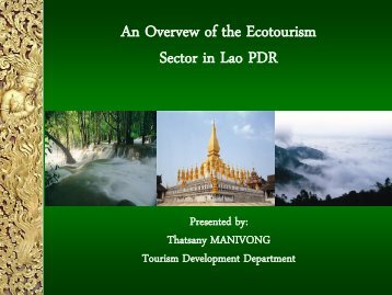 Natural tourist Sites in Lao PDR by