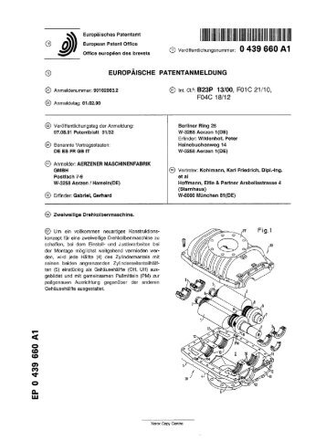 Zweiwellige Drehkolbenmaschine - European Patent Office - EP ...