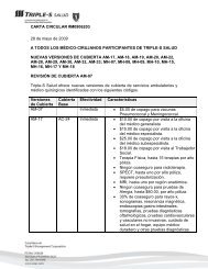 carta circular - Cartas Circulares – Triple-S Salud